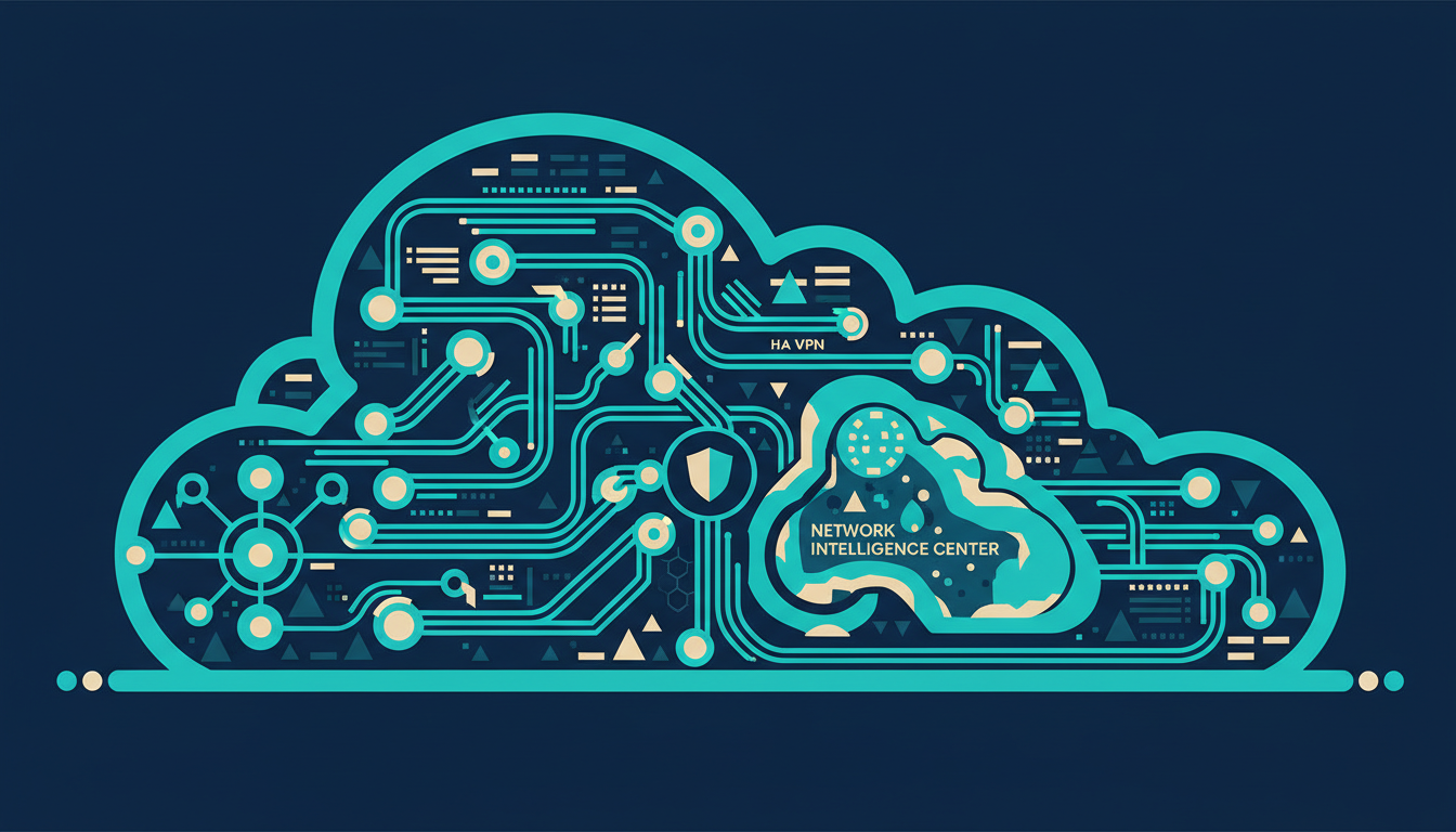 Illustrated cover for the course “Google Cloud Professional Cloud Network Engineer Exam Prep”