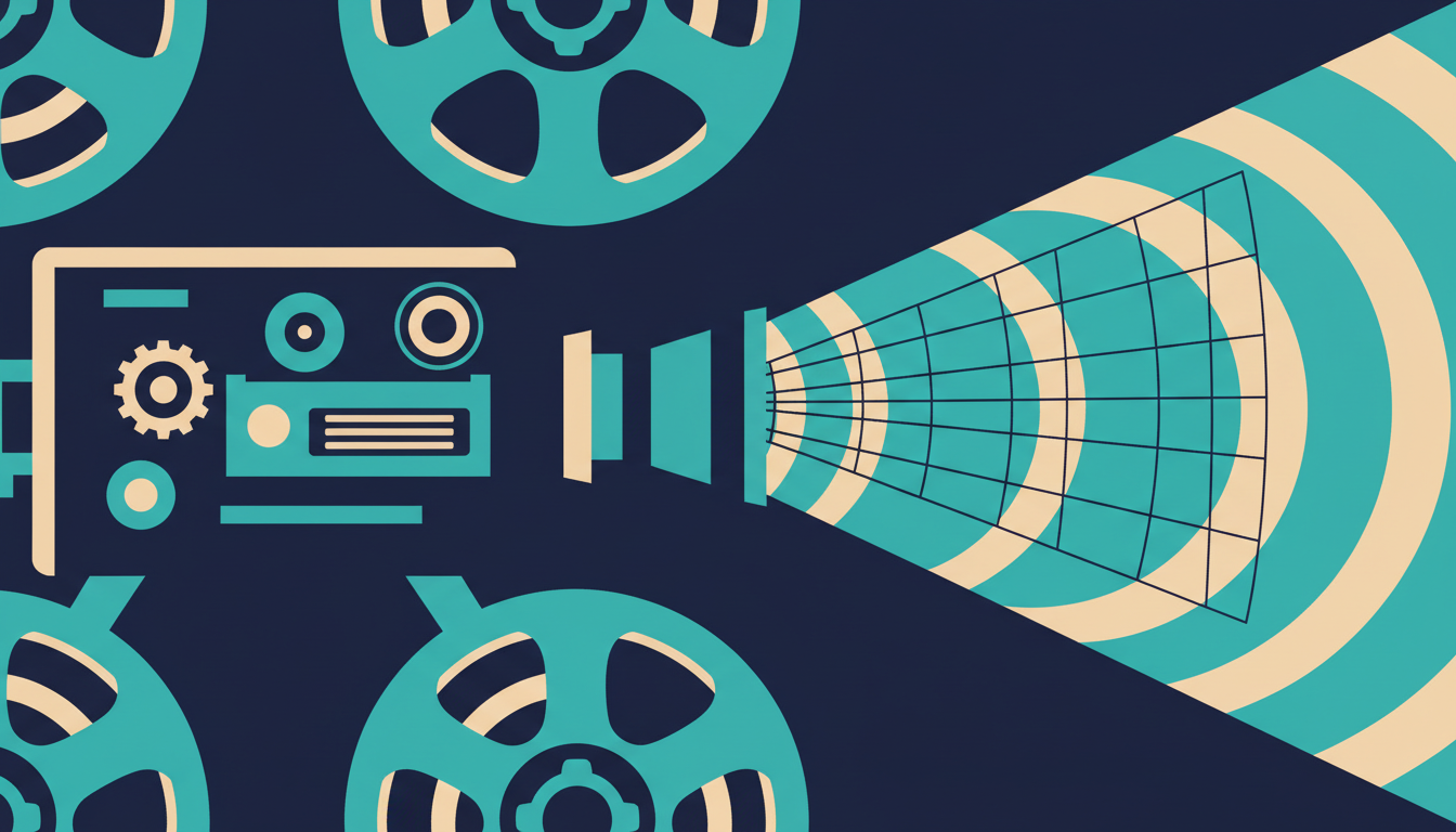 Illustrated cover for the course “Reading the Screen: Film Appreciation for Adults”