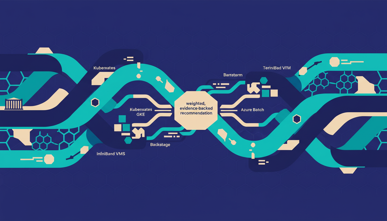 Illustrated cover for the course “HPC on GCP and Azure: Test, Benchmark, Decide”