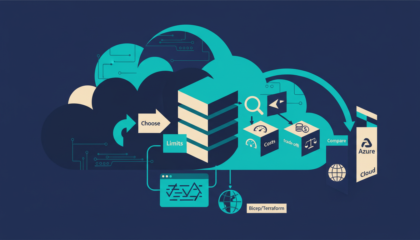 Illustrated cover for the course “Cloud Pro: Azure Storage: Choose, Compare and Launch”