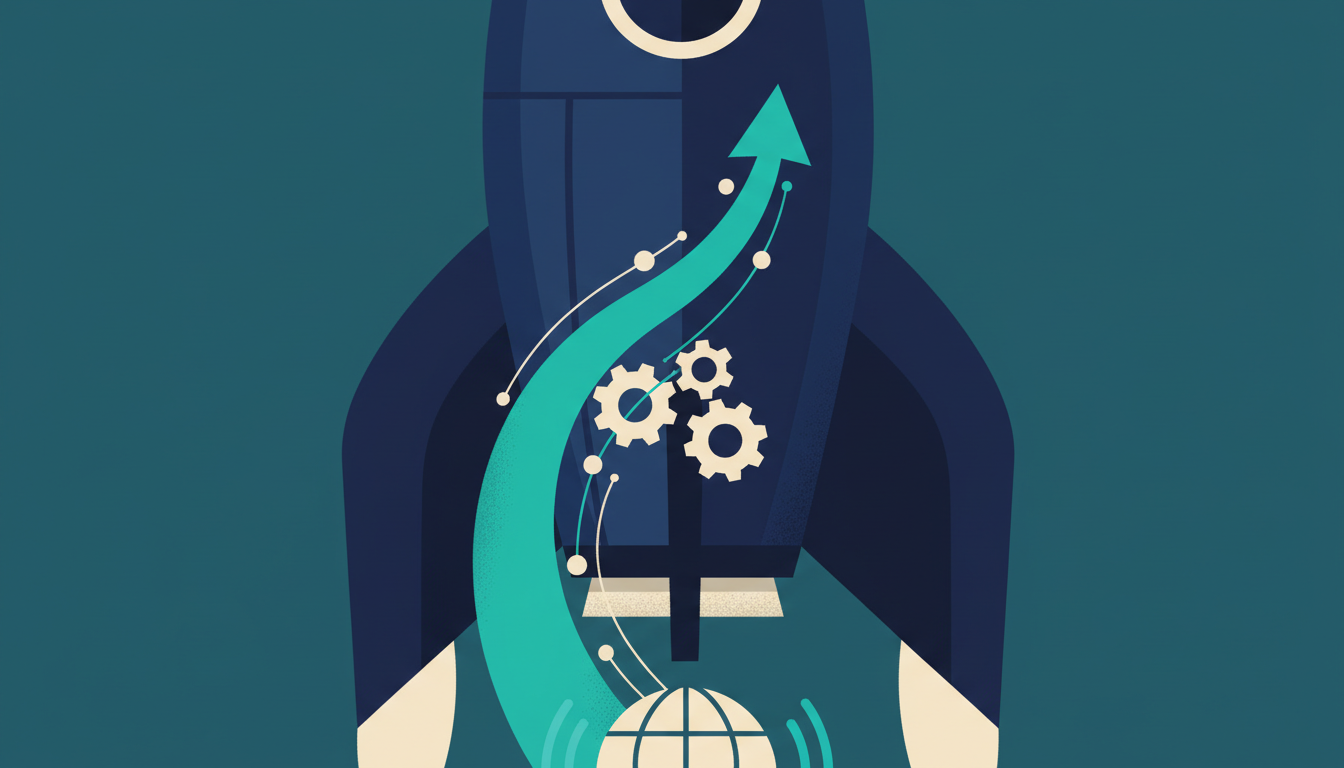 Illustrated cover for the course “Digital Marketing for Small Businesses: Zero to Plan”