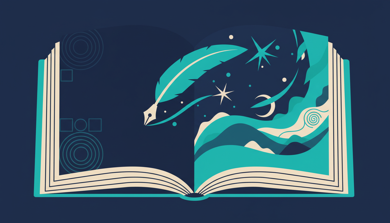 Illustrated cover for the course “Write Your First Stories: Creative Writing from Zero”