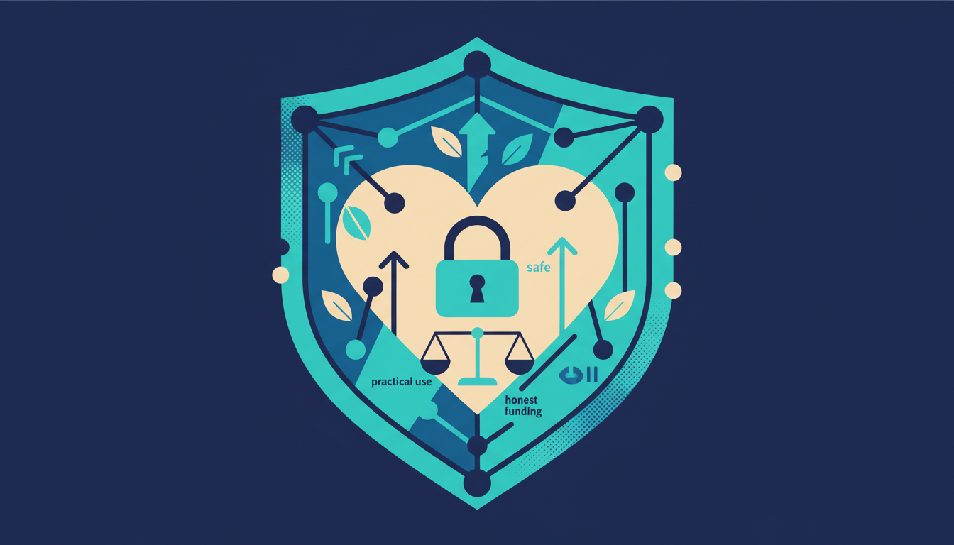 Illustrated cover for the course “AI for Charities: Safe, Honest, Practical Use”