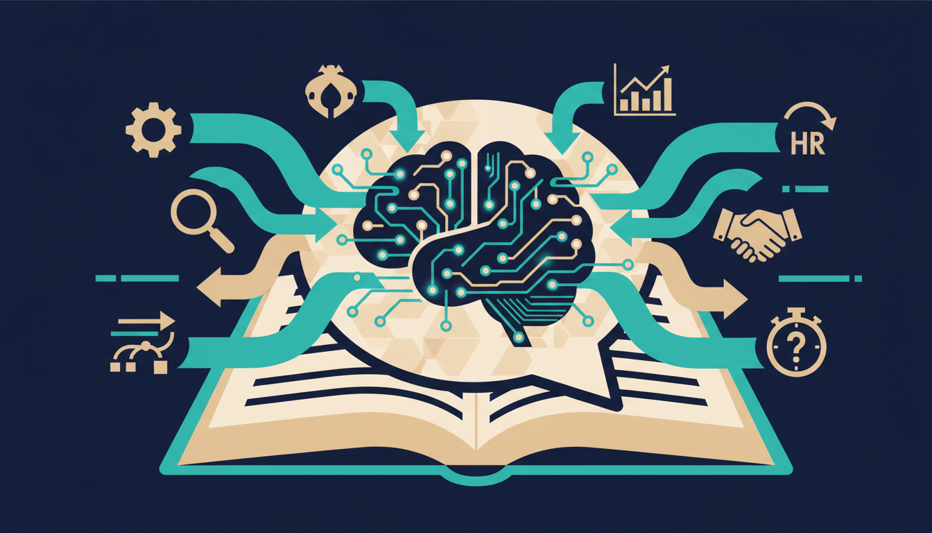 Illustrated cover for the course “ChatGPT at Work: No-Code Skills for Knowledge Workers”