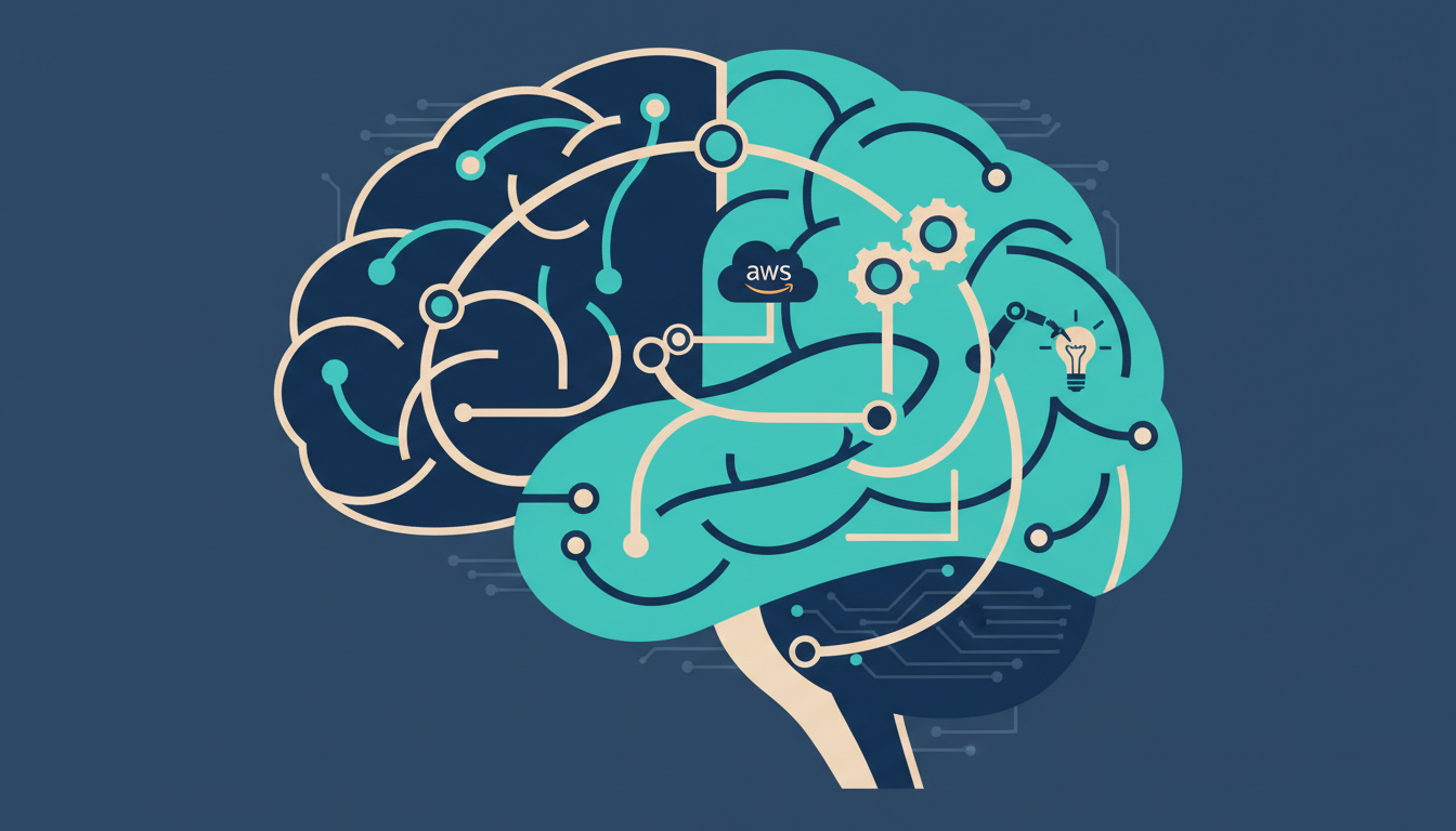 Illustrated cover for the course “AWS Certified AI Practitioner (AIF-C01) Exam Prep”