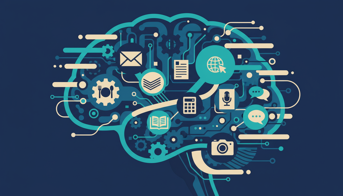 Illustrated cover for the course “Your First Month with an AI Assistant”