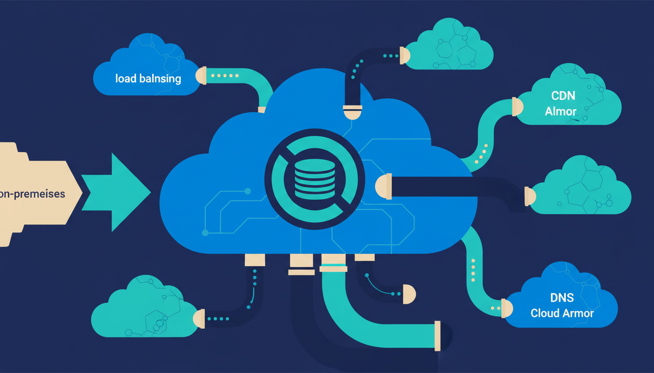 Illustrated cover for the course “Cloud Pro: Google Cloud Networking: Choose, Compare and Launch”