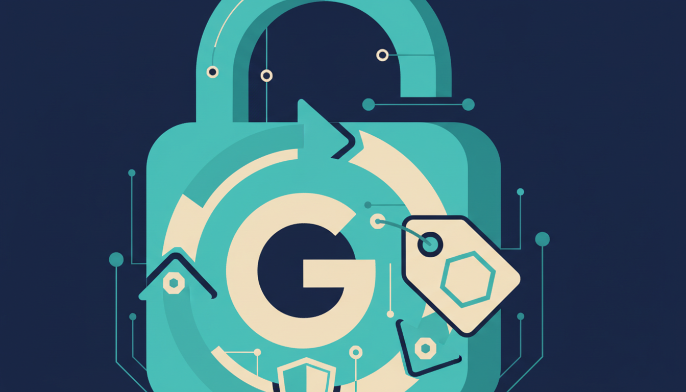 Illustrated cover for the course “Trustworthy Tracking with Google Tag Manager”