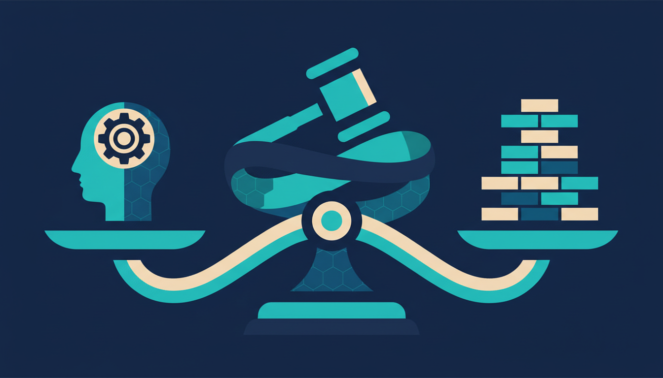 Illustrated cover for the course “Fair and Lawful AI for HR and Recruitment”