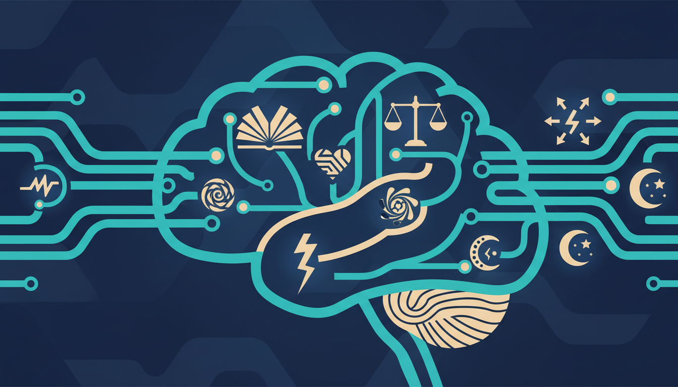 Illustrated cover for the course “How Minds Work: Everyday Psychology for Curious Adults”